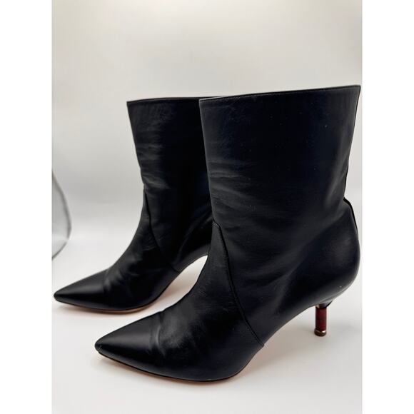 GABRIELA HEARST Black Mariana Ankle Leather Boots size 36 - Picture 4 of 13